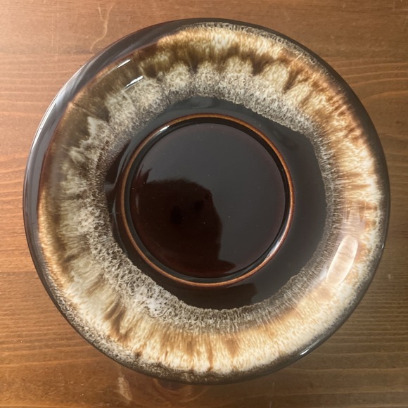 3 Pfaltzgraff Gourmet Brown Drip Glaze Stoneware Saucer Plates 6‎ Inches - Picture 4 of 7